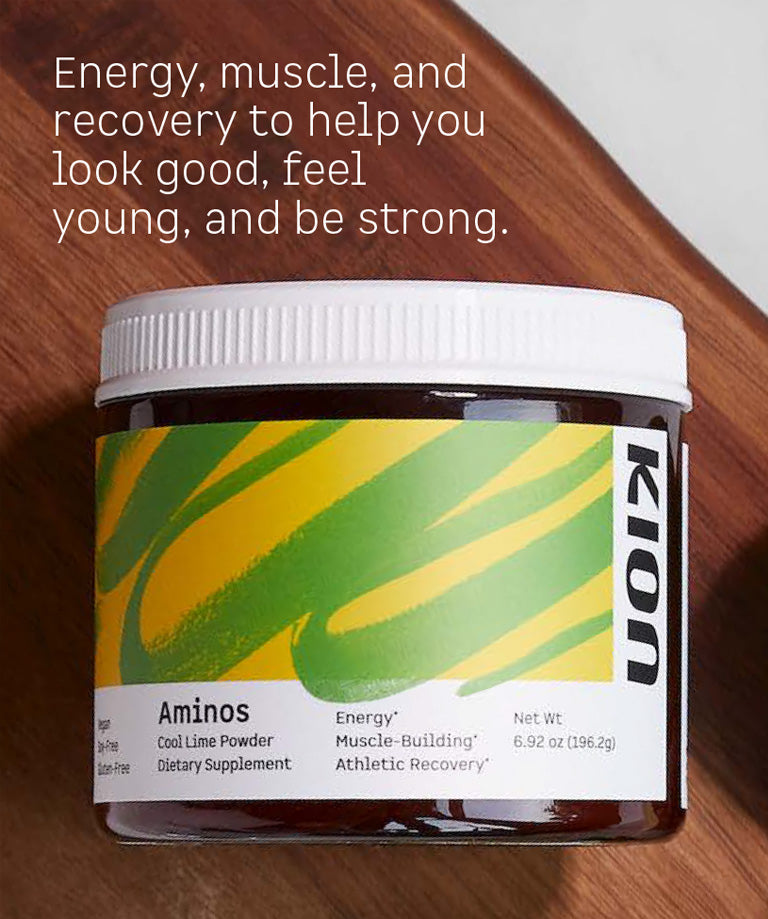 Quote: Energy, muscle, and recovery to help you look good, feel young, and be strong
