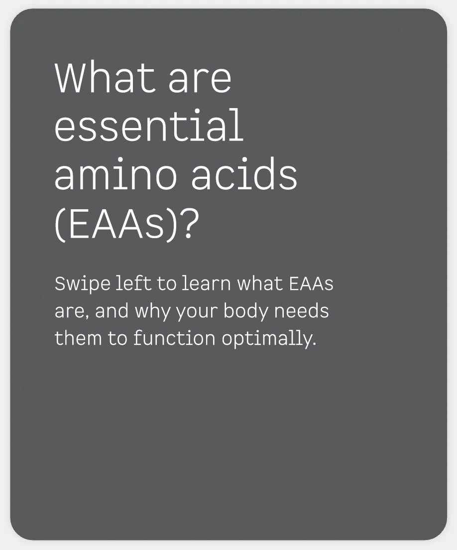 What are essential amino acids?