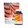 A Kion Clean Protein pouch and a Kion Aminos supplement bottle displayed together on a clean white background.

#aminos_capsules
#protein_rich_chocolate